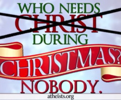 NY State Senator Wants Atheist 'Nobody Needs Christ' Christmas Ad Removed From Times Square