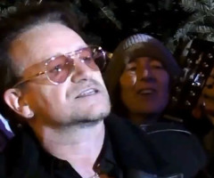 U2's Bono Leads Crowd to Adore Jesus in the Streets of Dublin (VIDEO)