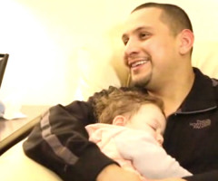 Hero Father Loses 30 Lbs in 2 Months to Save His Daughter's Life (VIDEO)