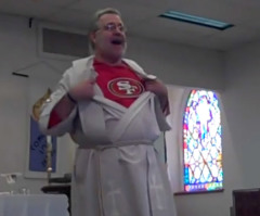 Pastor Speeds Through 1-Minute Worship Service So He Won't Miss Football Game (VIDEO)