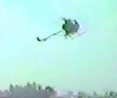 Rich Man Buys Helicopter, Ignores Advice, Flies It With No Training - See What Happens! (VIDEO)