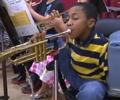 Watch This Boy With No Arms Play the Trumpet – With His Toes! (VIDEO)