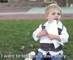 Precious Little Boy Helps Create the Cutest Marriage Proposal Video Ever