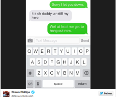 Denver Bronco Shaun Phillips Got This Tearjerking Text From His Son After Lopsided Super Bowl Loss (PHOTO)