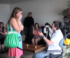 Star Athlete Paralyzed by Drunk Driver, But High School Sweetheart Stays With Him - See His Surprise Proposal (VIDEO)