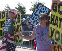 Westboro Baptist Church Holds First Protest After Founder Fred Phelps' Death