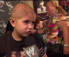 WWE Superstars Unite for Dying Little Boy (VIDEO)