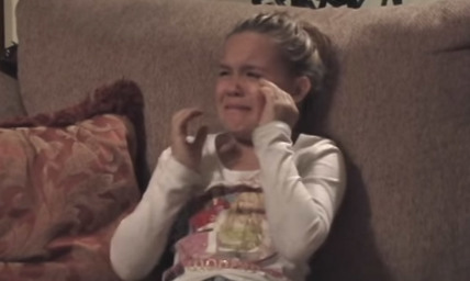 See the Amazing Birthday Surprise That Left This Little Girl in Tears (VIDEO)