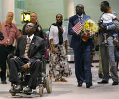 Freed Persecuted Christian Meriam Ibrahim All Smiles, Husband in Tears Amid Warm Welcome by Sudanese Community in New Hampshire (Photos)