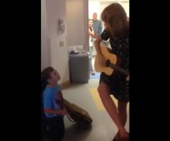 Taylor Swift Visits a Children's Hospital and Sings for A 6-Year-Old – His Reaction Will Warm Your Heart!