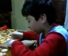 Grateful Kid Gets Pranked With a Chopping Board as a Gift – His Reaction is Priceless (VIDEO)