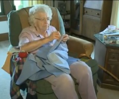 99-Year-Old Woman Makes A New Dress for A Child in Need Everyday – A True Blessing From God (VIDEO)