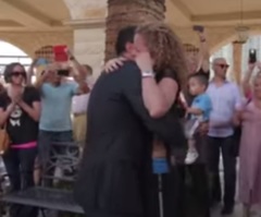 This Woman Planned Her Own Flash Mob Marriage Proposal and Had No Idea – Her Reaction Is Priceless (VIDEO)