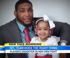 An Act of Kindness From an NFL Team That Will Bring You to Tears – All for a Little Girl With Cancer!