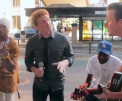 3 Strangers Play Music on the Street and Invite a Homeless Man to Join Them – Watch What Happens Next!