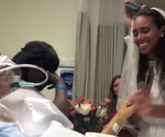 Her Father Was Too Ill and Unable to Attend Her Wedding – So She Brought the Wedding to Him!