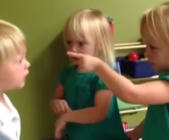 Quite Possibly The Cutest Conversation Between 2 Sisters and a Boy – 'You Poked My Heart!'