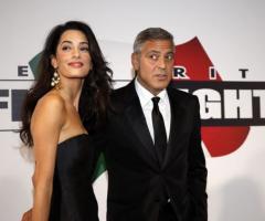 George Clooney Wedding Photos Revealed; Amal Alamuddin Wore Oscar de la Renta Gown