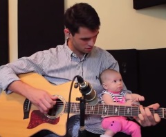 This Dad Makes a Beautiful Song for His Little Baby to Show Her Off to the World – So Amazing!