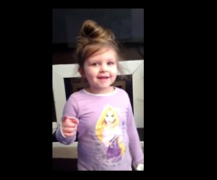 A 4-Year-Old Puts On a Show and Doesn't Know All the Words – Adorable!