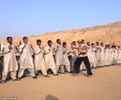 ISIS Training Video: Recruits Shot At, Systemically Kicked in Stomach by Instructors