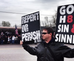 Westboro Baptist Church Pickets Joel Osteen's Lakewood Church; Blasts Houston's Lesbian Mayor Annise Parker