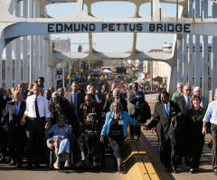 50th Anniversary of Bloody Sunday in Selma: Obama Praises Voting Rights Protesters' Faith in God, America