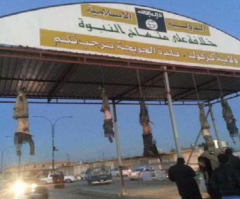 Gateway to Hell: ISIS Hangs 8 Dead Bodies at Entrance to Hawija City, Terror Group's Next Iraqi Stronghold