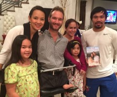 Nick Vujicic Meets Manny Pacquiao Ahead of Floyd Mayweather Jr. Fight; Says He Is Praying But Not Taking Sides