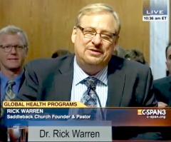 Rick Warren Says Foreign Gov'ts 'Not Nearly as Afraid of the Church as' US; Testifies With Elton John to Urge Congress Not to Cut AIDS Funding