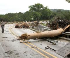 Three Dead Following Record Flooding in Texas and Oklahoma; 2,000 Evacuated and Hundreds of Homes Destroyed