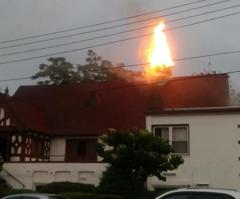 Lightning Strikes Universalist Church in New York; Sets Building on Fire During Storms That Leaves Over 220,000 Without Power