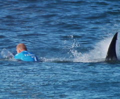 'I Punched It in the Back;' Surfer Mick Fanning Narrowly Escapes Shark Attack at J-Bay Open on Live TV