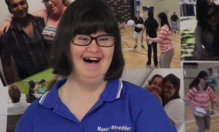 Beautiful Girl With Down Syndrome and Autism Becomes 'Master Shredder'