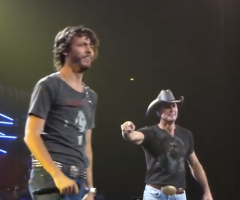 Country Music Stars Chris Janson, Tim McGraw Debut 'Messin' With Jesus'