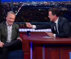 Stephen Colbert Invites Atheist Bill Maher Back to Catholicism