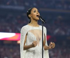 Ciara Criticized for Wearing Revealing Dress to Sing National Anthem at College Playoffs