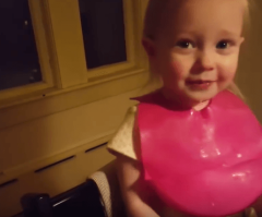 Little Girl Can't Believe Snow Exists