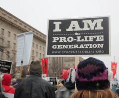 Thousands March for Life in Washington Despite Arrival of Winter Storm Jonas