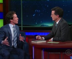 Joel Osteen Tells Stephen Colbert: I Have No Desire to Become a Denomination or Have Followers