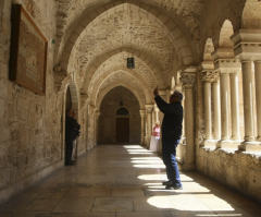 Archaeology Discovery of Centuries-Old Painting in Church of the Nativity in Bethlehem