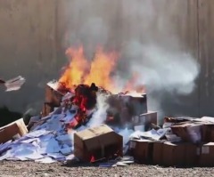 ISIS Burns Hundreds of Christian Textbooks in Cultural Cleansing of Christianity