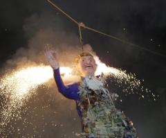 Donald Trump 'Judas' Effigies Burned by Mexican Christians Celebrating Easter