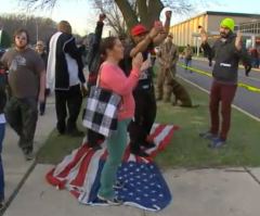 Anti-Trump Protesters Stomping on US Flag Fuel Outrage at Rallies