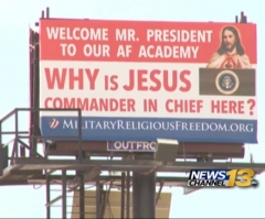 Atheist Billboard 'Why Is Jesus Commander in Chief' Sparks Controversy in Colorado