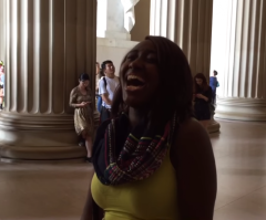 Christian Woman Slays Performance of National Anthem at Lincoln Memorial