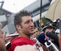 Tim Tebow Surprises Fans During Filming for New Book, 'Shaken'