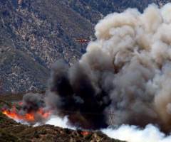 Southern California Blue Cut Fire Map Update: Firefighters Battling 80-foot Wall of Unprecedented, 'Extreme Fire'