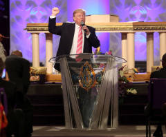 Trump Speaks at Black Church in Detroit: I'm Here to Listen, Help Rebuild City Economically