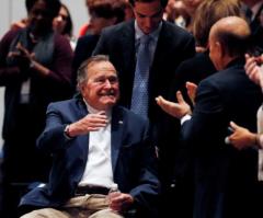 George HW Bush Ready to Vote for Hillary Clinton?